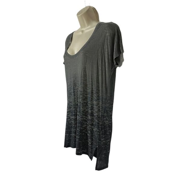 BCBG MAXAZRIA Women’s Grey Ombré Short Sleeved Shirt Size XS - Picture 3 of 11